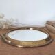 Golden mirror tray