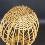 Door vintage wicker hat 70