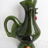 Rooster ceramic pitcher