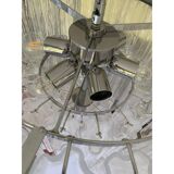 Belt “tronchi” murano glass chandelier