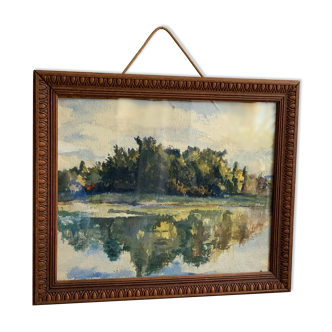 Watercolor landscape