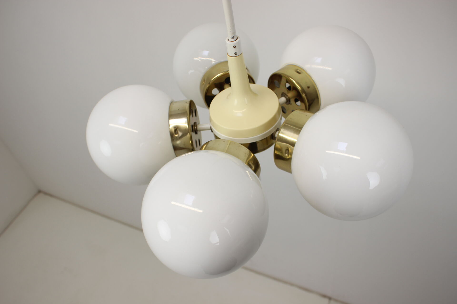Space Age Chandelier Sputnik by Elektroinstala Decin, 1970s