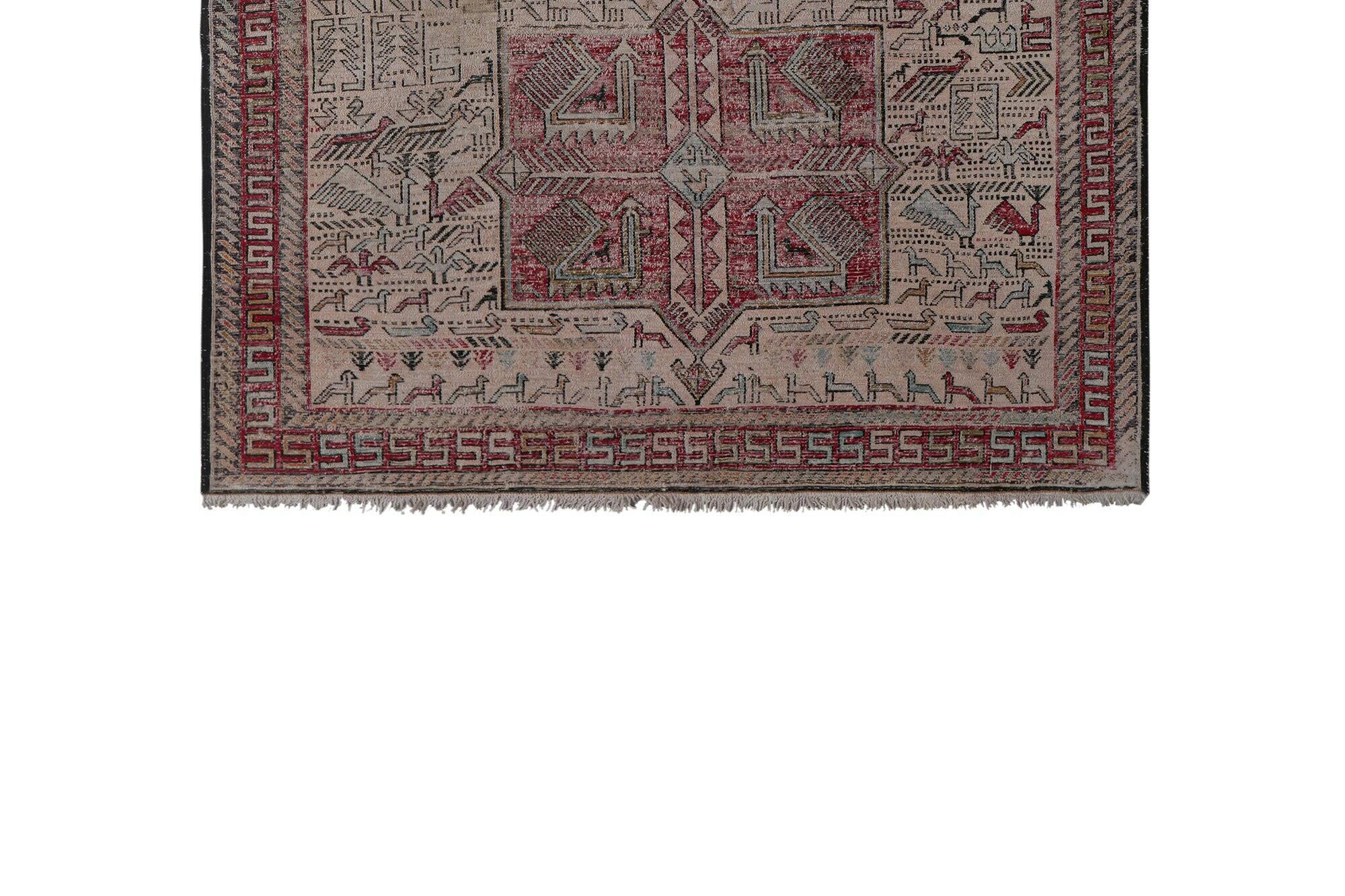 Vintage Turkish kilim, handwoven, 123x183 cm.