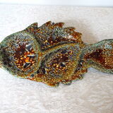 Aperitif dish with fish-shaped compartments