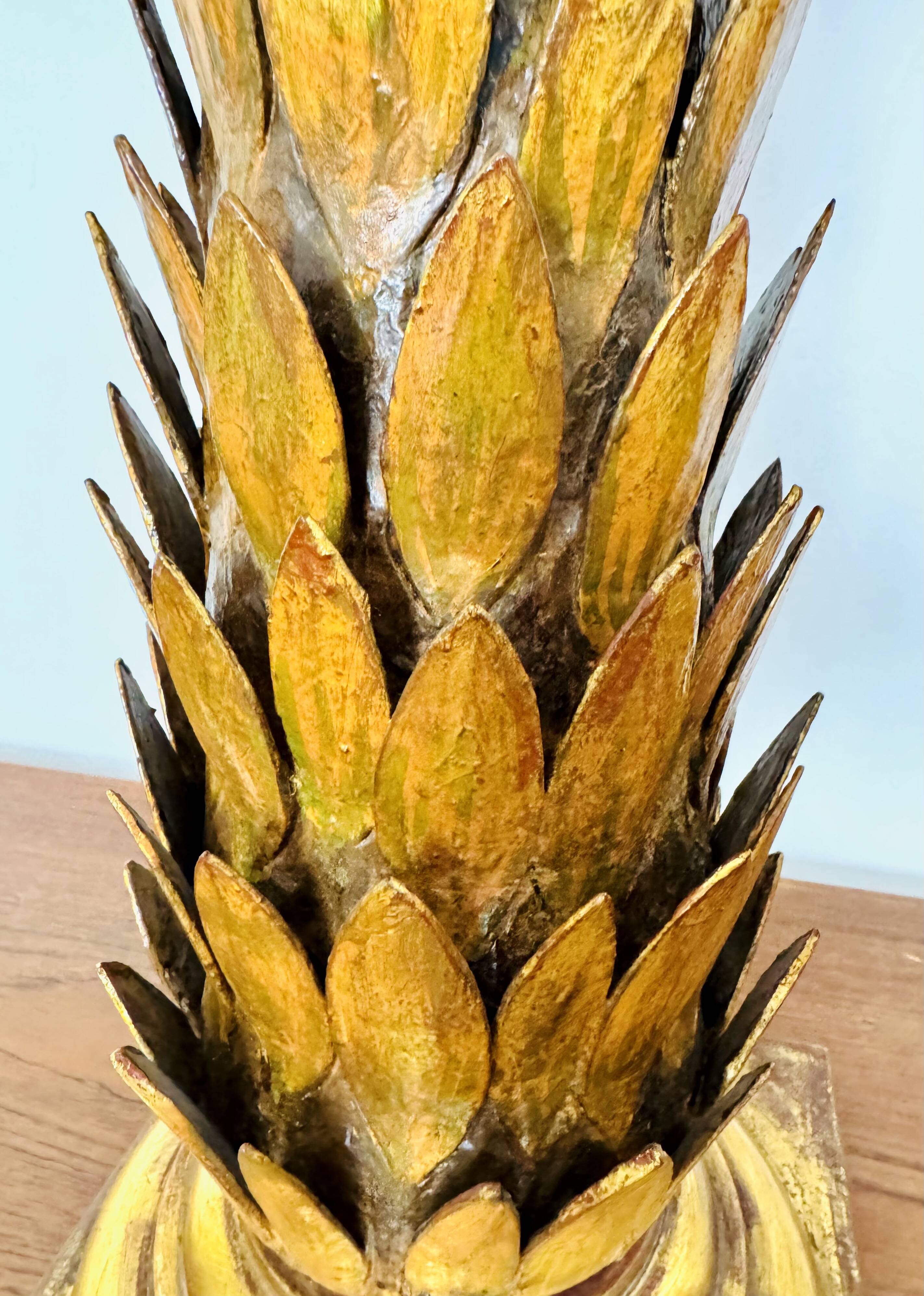 XXL Gilded Italian Hollywood Regency Table Lamp