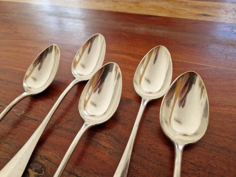 Christofle Series 5 table spoons Fidélio baguette model silver metal