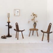 Pair of brutalist stools