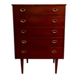 Vintage chiffonier with 5 drawers
