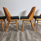 Dining Chairs by Radomir Hoffman for Ton, 1950s, Set of 4