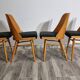 Dining Chairs by Radomir Hoffman for Ton, 1950s, Set of 4