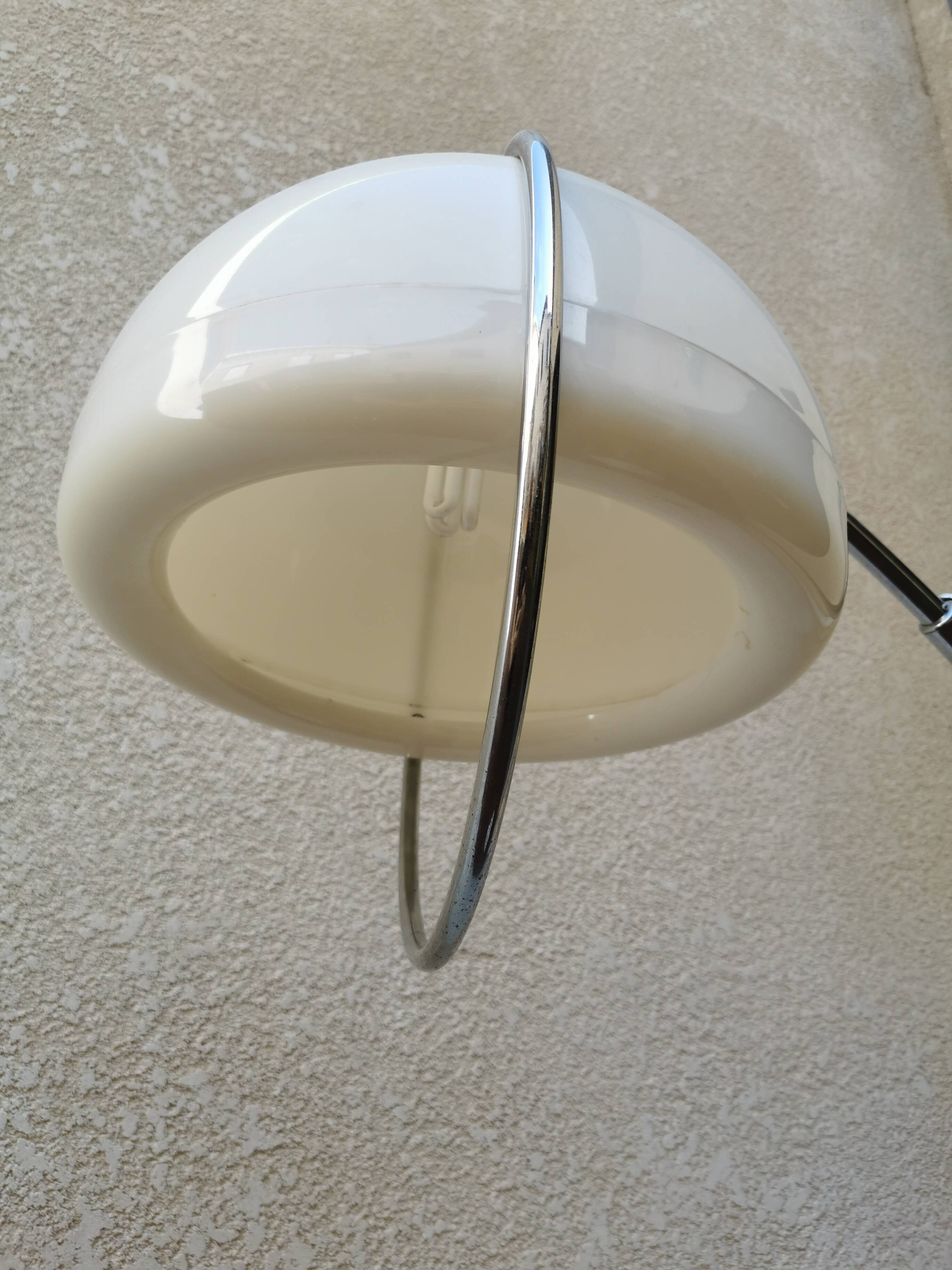 Vintage floor lamp, Arc by Harvey Guzzini 1970