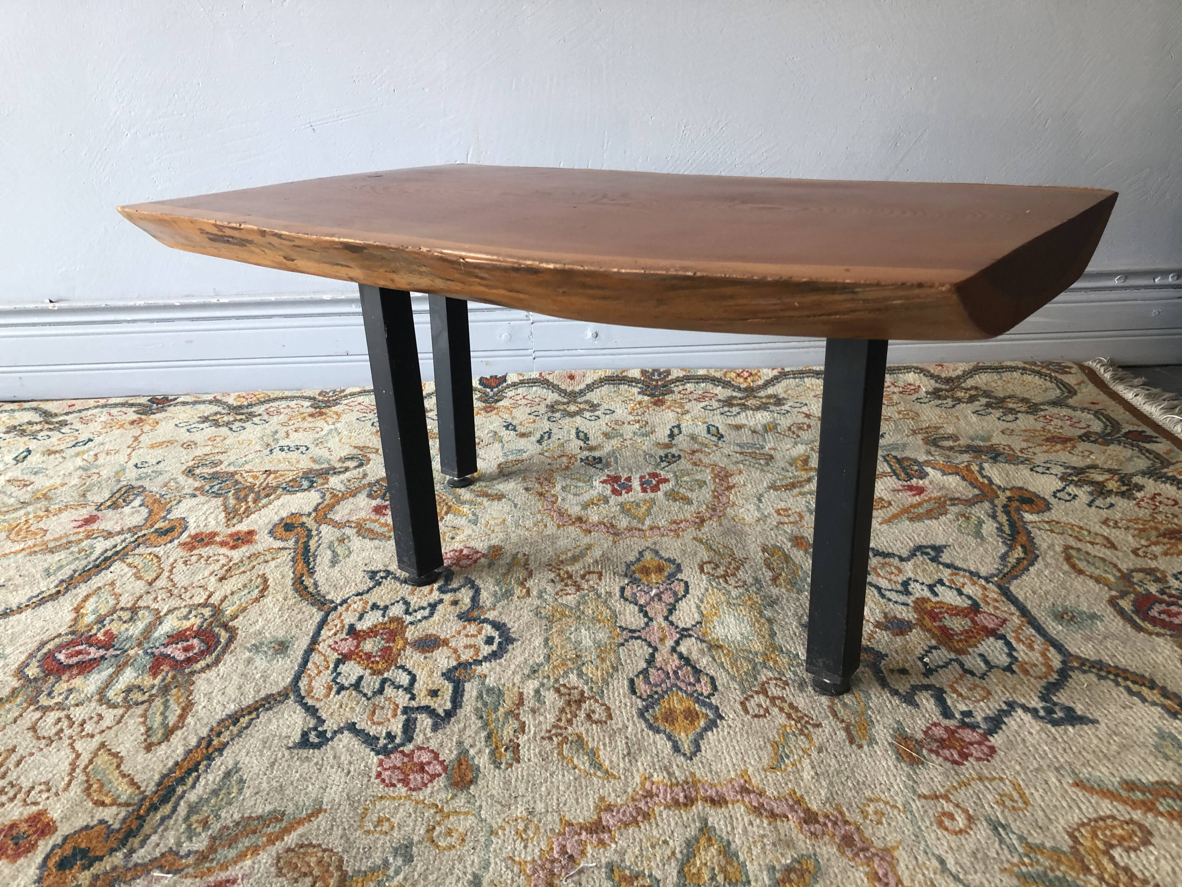 Solid wooden coffee table