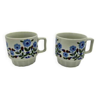 Pair of Weidmann Porzellan cups - Made in Italy