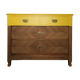 Yellow chest of drawers