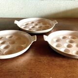 Snail plates le creuset vintage