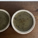 Set of 6 dessert plates by Pierre Digan, La Borme 1970