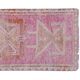 Vintage Turkish rug from Oushak, handwoven 85x266 cm