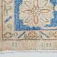 Tapis turc classique en laine bleue