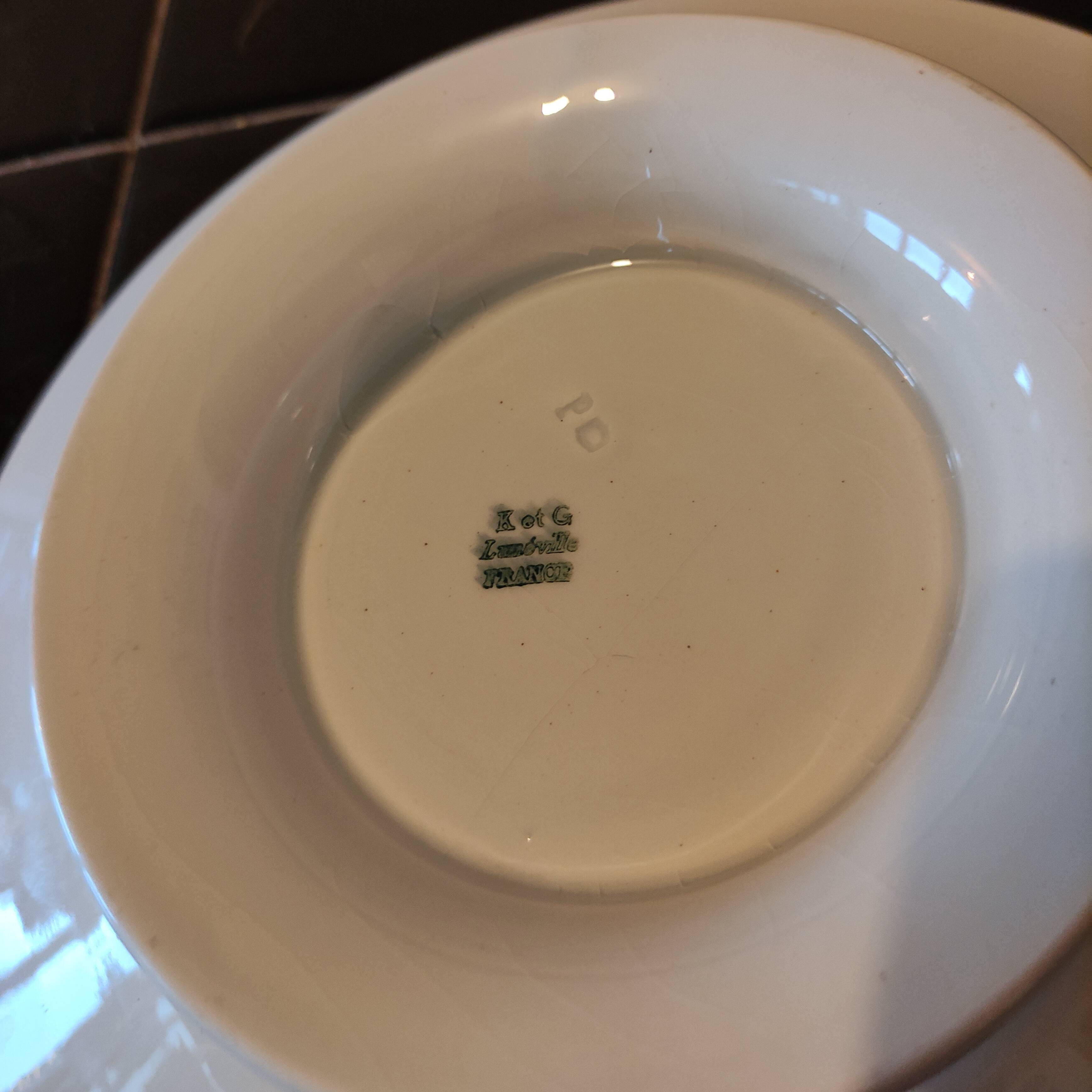 5 Serving dishes KG Lunéville pink