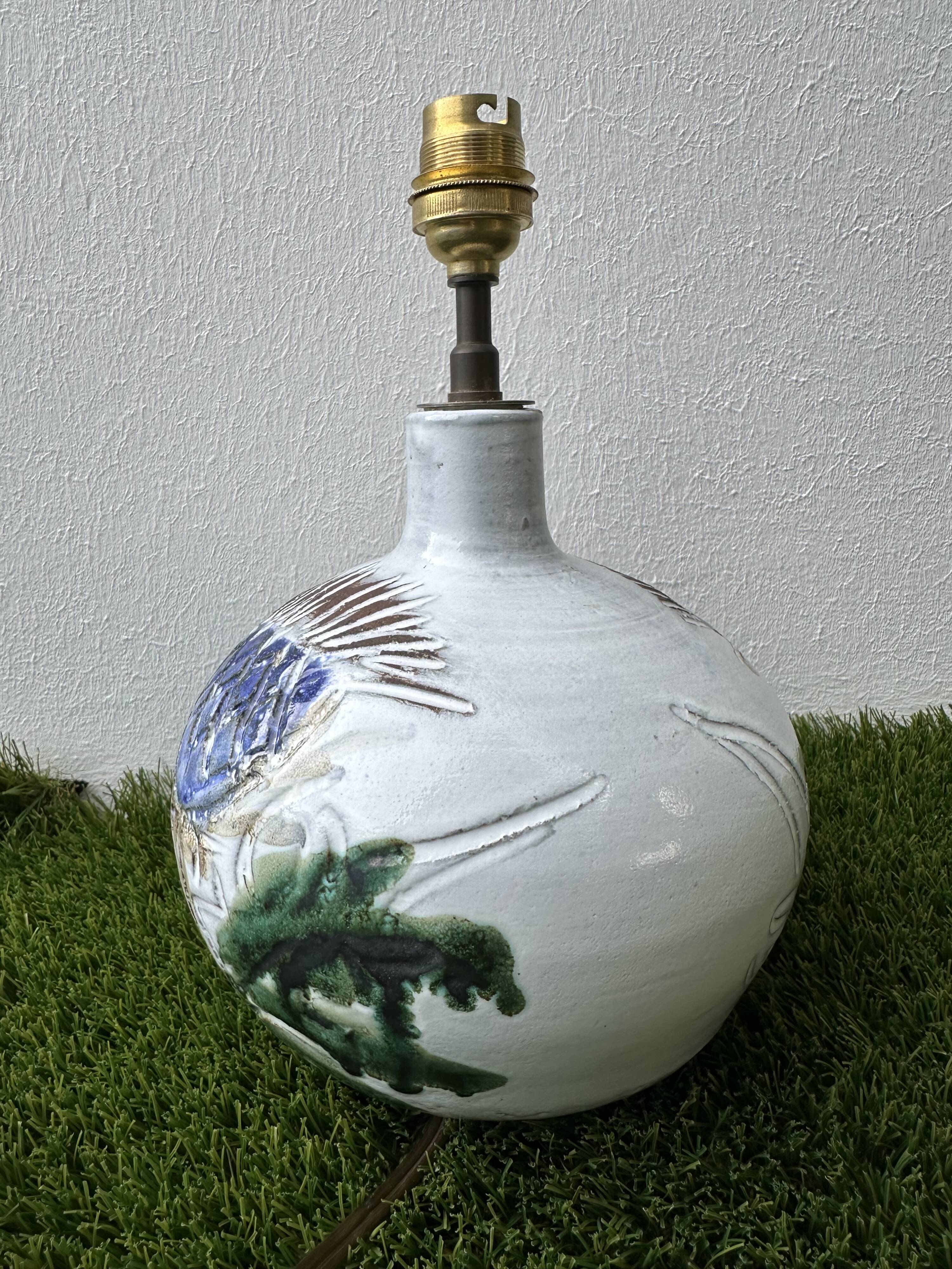 Albert Thiry ceramic lamp base