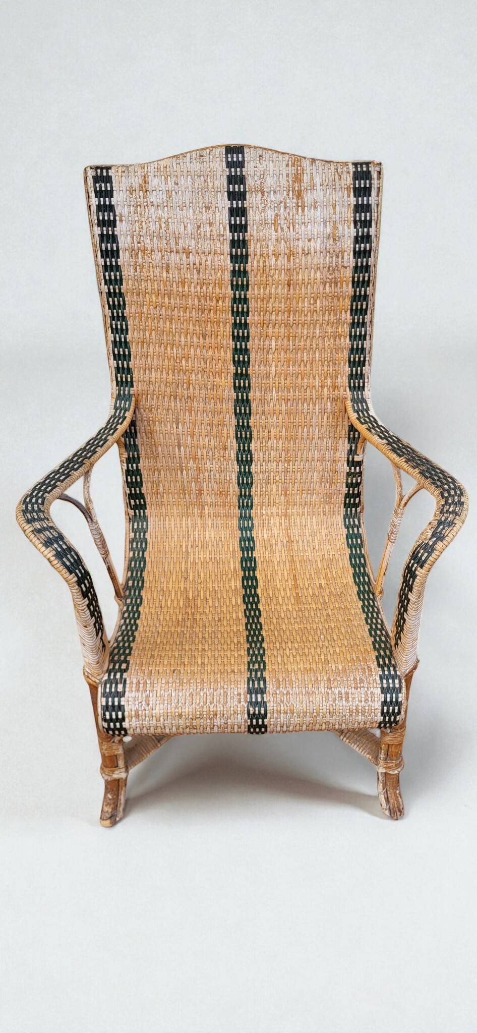 Rattan armchair, 1950s