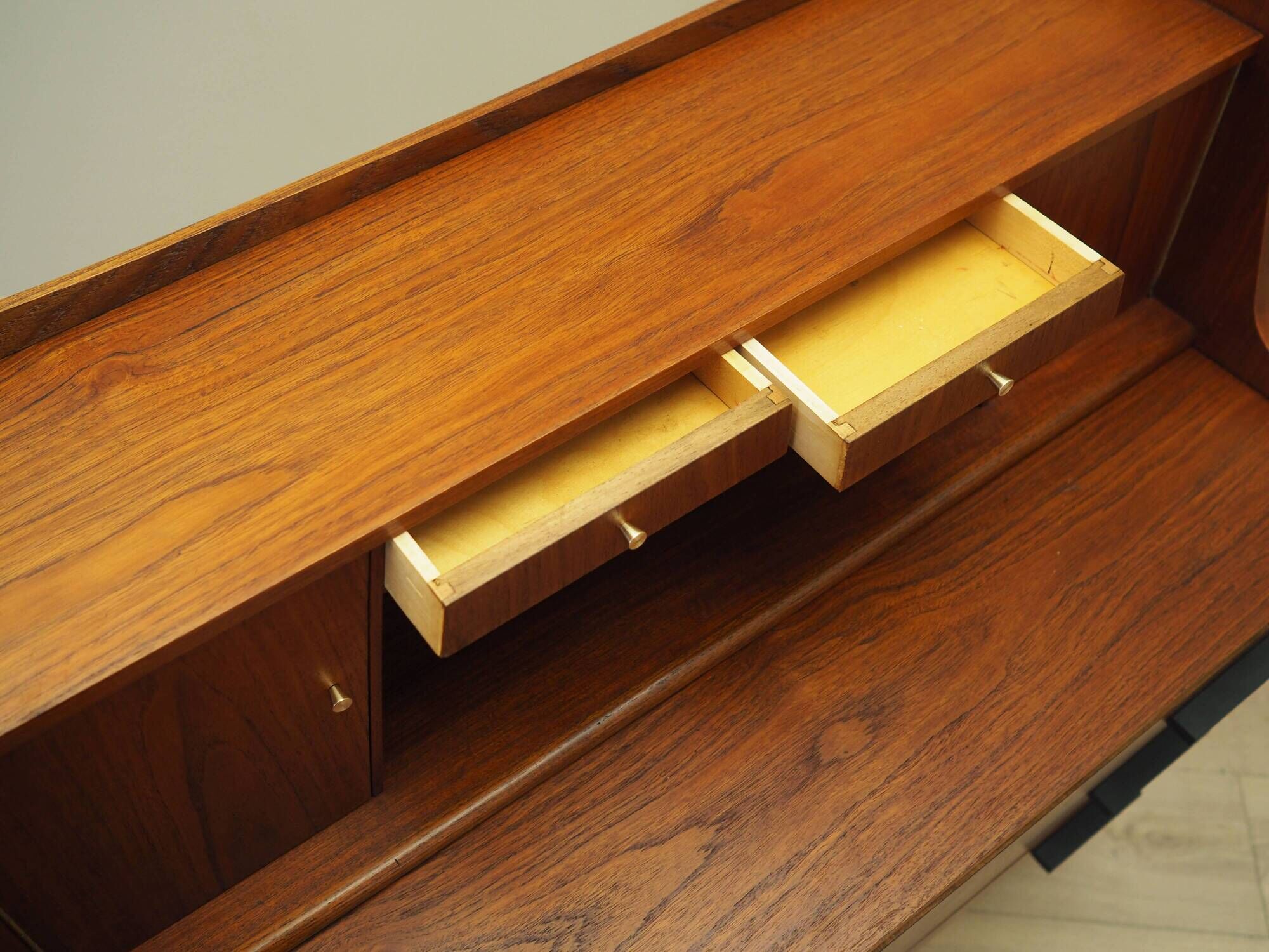 Teak secretary, Danish design, 1970s, production: Denmark