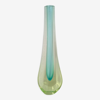 Vase soliflore en verre de Murano 1970