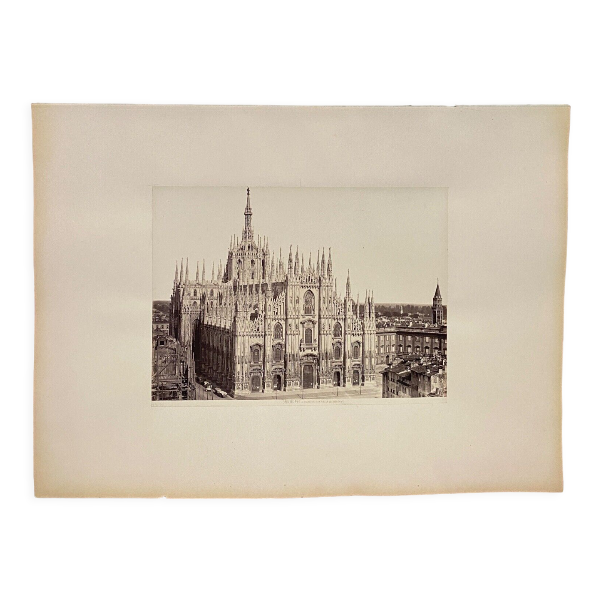 Photo Cathedral 3819 Milano Cattedrale da Piazza dei Mercanti Albumine