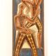 Lava enamelled ceramic painting Vintage Africanist 1950 signed Jaffeux