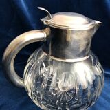 Old crystal orangeade decanter