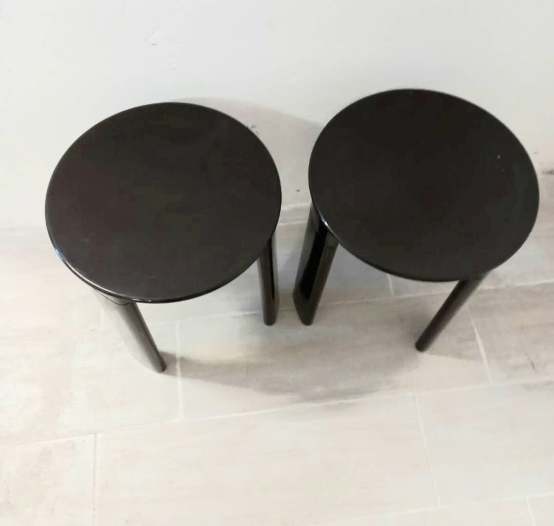 Pair of plastic stools Gedy