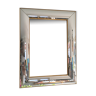 Hollywood regency style brass mirror w mirrored edge par Deknudt 1970's