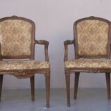 Set of 4 chairs Louis XVI style