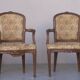 Set of 4 chairs Louis XVI style