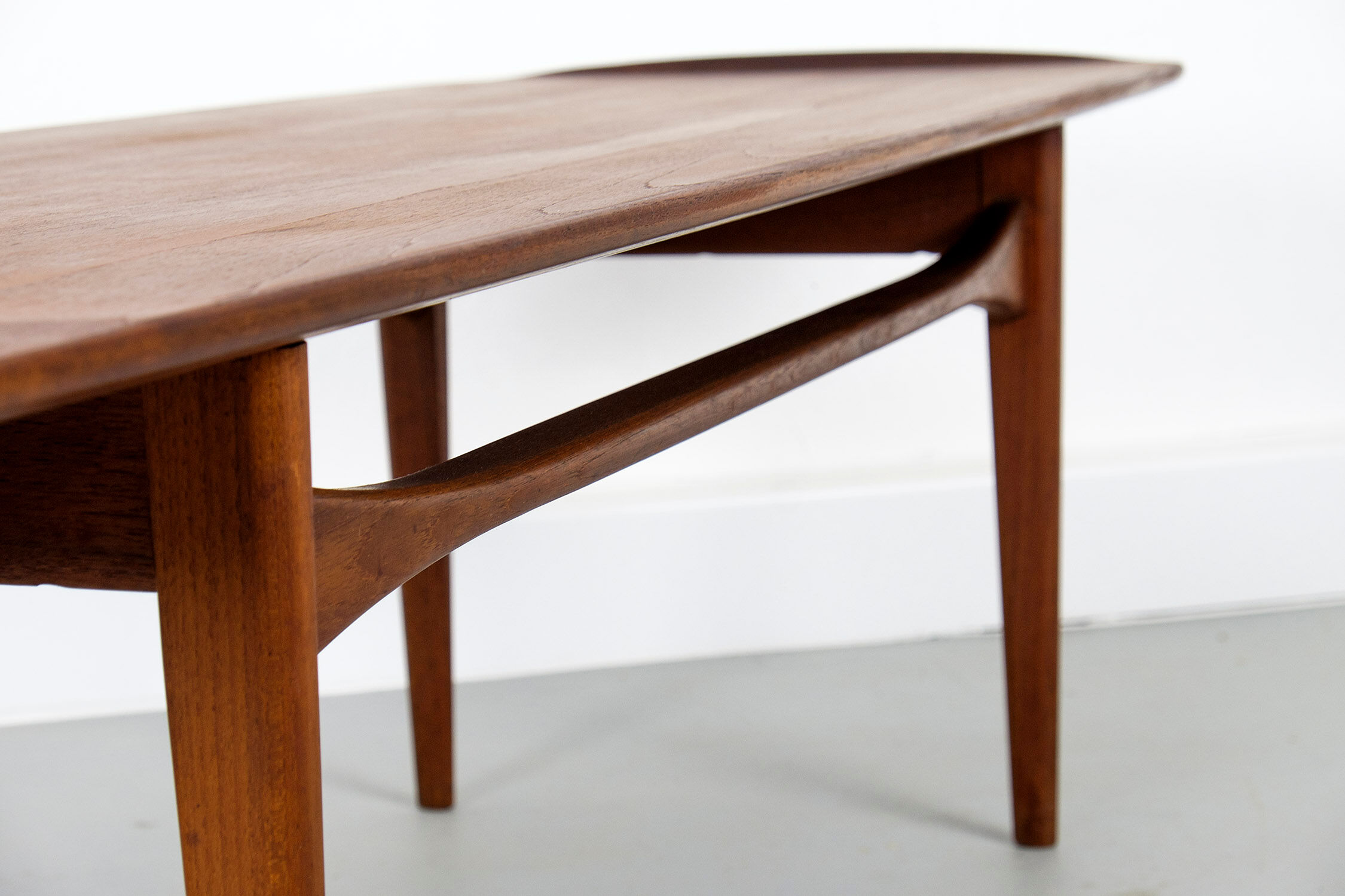 Fd503 teak coffee table by tove & edvard kindt-larsen for france & son, 1950