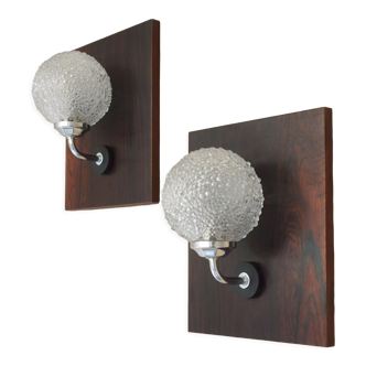 Set of two wall lamps, Danish design, 1970s, production: Denmark