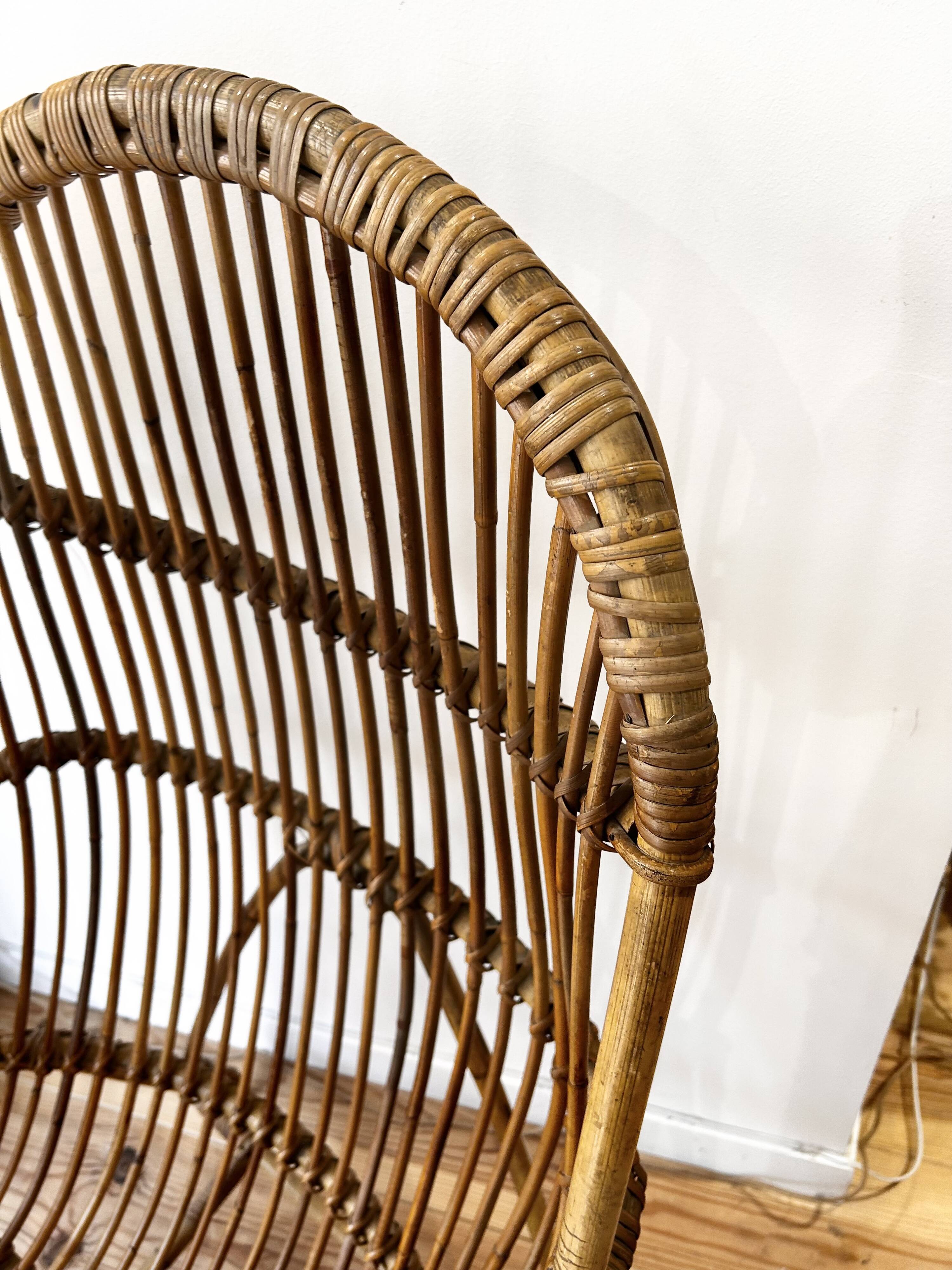 Fauteuil en rotin