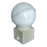 Lampe à poser design vintage Erco métal blanc