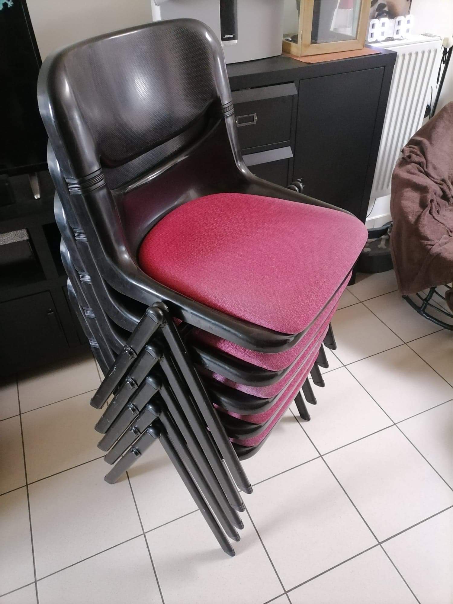5 "Dorsal" design chairs by Emilio Ambasz, Giancarlo Piretti