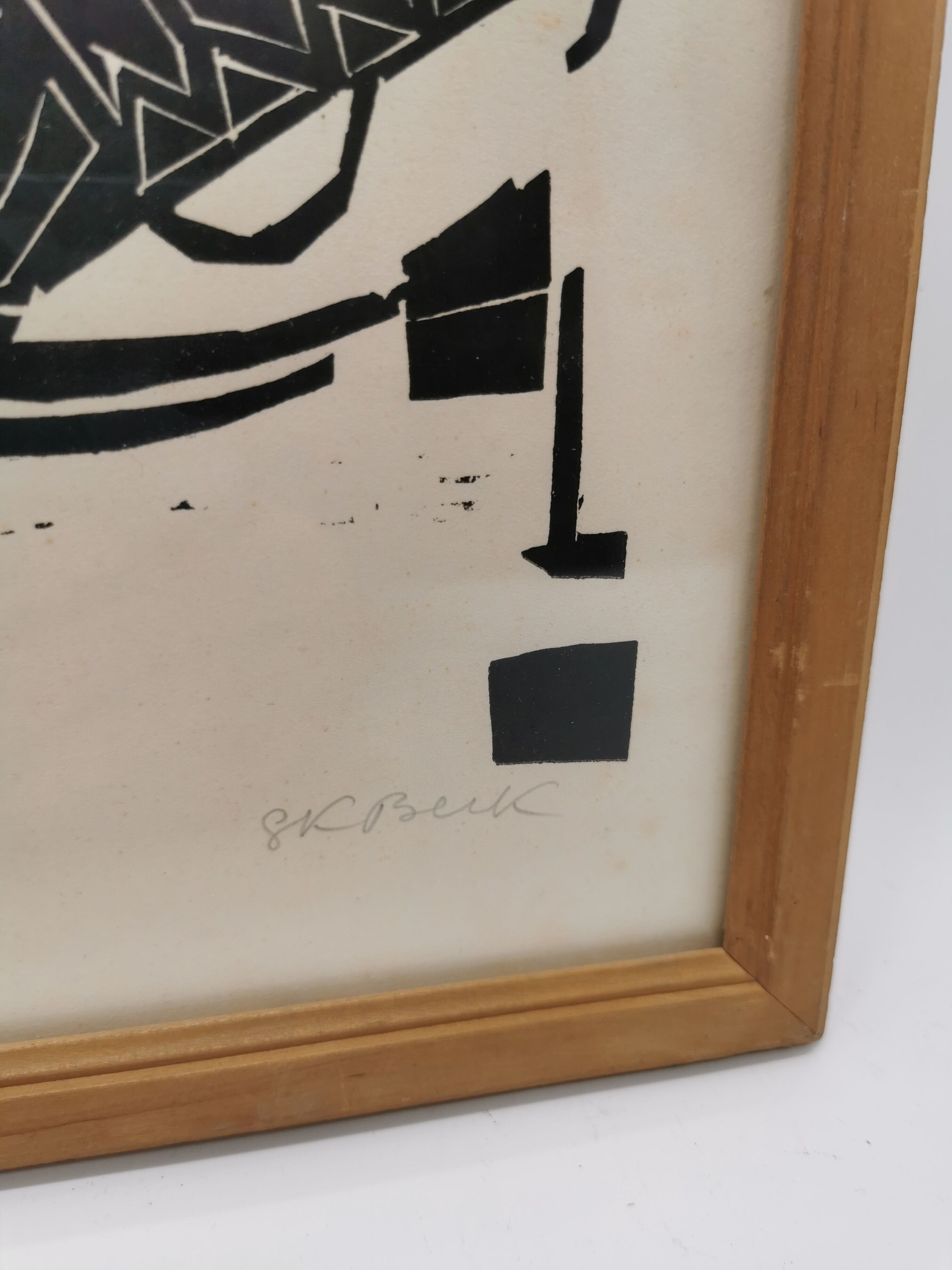 Painting Gustav Kurt Beck engraving contemporary art signed numbered XXth Item information