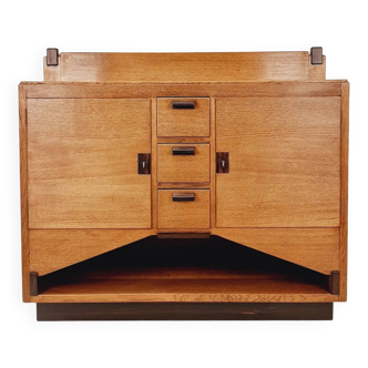 Anton Lucas N.V. Meubelkunst Art Deco Oak and Macassar Ebony Dresser, 1920s
