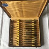 Golden vintage forks