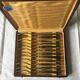 Golden vintage forks