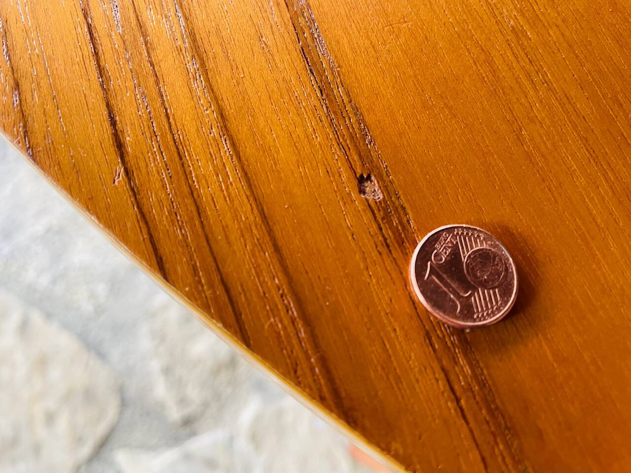 Extendable dining table in teak, butterfly extension by Van Pelt circa 1960.