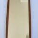 Midcentury Long Teak Wall Mirror, Denmark, 1960s