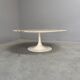Large marble tulip coffee table, 1960s