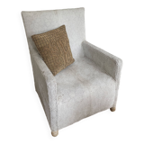 African Yoruba Ceremonial armchair in flower pattern beads, early 20th century