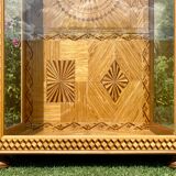 Presentation showcase entirely in marquetry