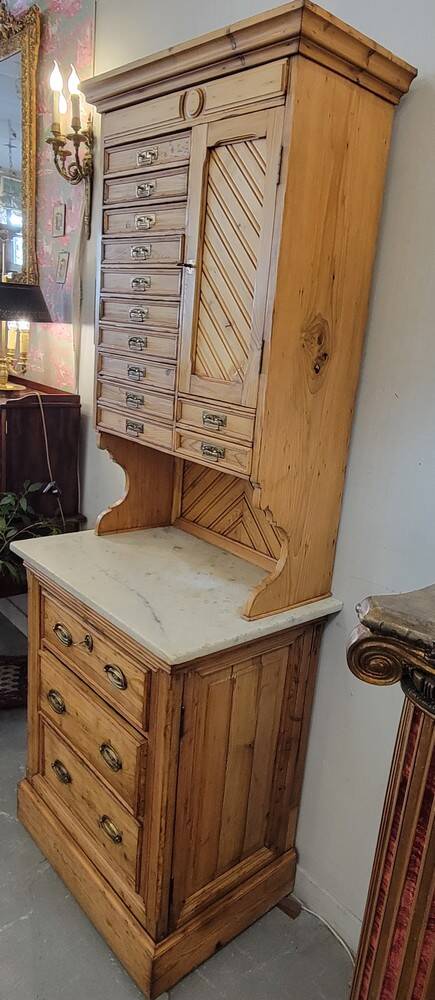 Craft cabinet with drawers