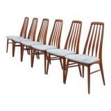 Set of 6 Niels Koefoed Eva Dining Chairs